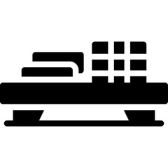 Wall Shelf Glyph Icon