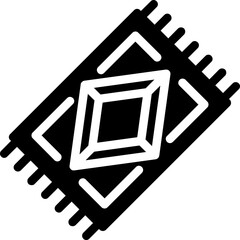Area Rug Glyph Icon