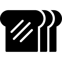 Bread Glyph Icon