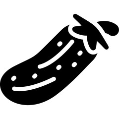 Cucumber Glyph Icon