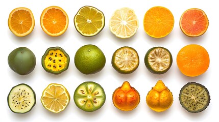 Citrus and Tropical Fruit Slices