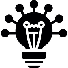 Innovation Workshop Glyph Icon