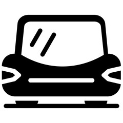 Car Glyph Icon