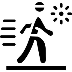 Adventure Race Glyph Icon