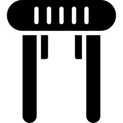 Boarding Gate Glyph Icon