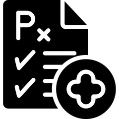 Health Screening Glyph Icon