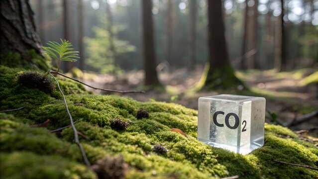 Carbon reduction, carbon neutrality concept, sustainable development of carbon credits and green businesses from renewable energy, net zero greenhouse gas emissions target