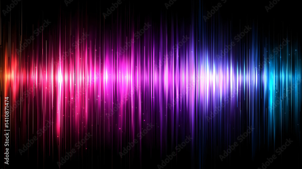 Poster abstract colorful vibrant lines background design