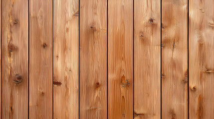 Naklejka premium Close Up View Of Brown Wooden Planks