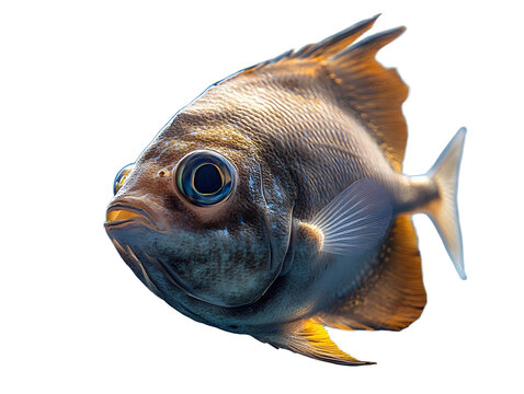 Interesting moonfish close-up