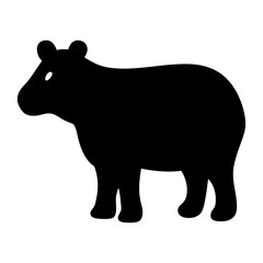 animals black silhouette icon - perfect for designs about jungle animals animals nature, wildlife, rainforest, vector art