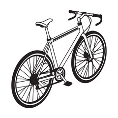 Obraz premium Bicycle in vector art