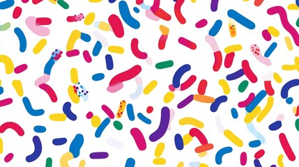 vivid genomic map illustration, showcasing gene interactions, clean design, no