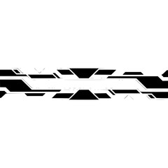 Abstract Tech Lines Background: Minimalist Geometric Design, White & Black
