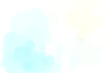 Watercolor background with soft splattered ink textures in turquoise and peach, representing startup mind mapping and ideation flow