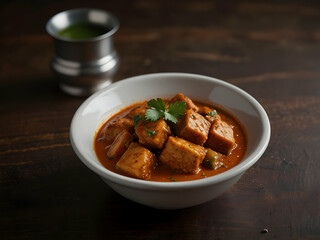 Bold Madras Fish Curry with Deep Red Sauce