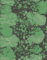 Marbling art tulip, hyacinth, flower drawing vector. Marbling art traditional turkish ottoman art. Ebru	