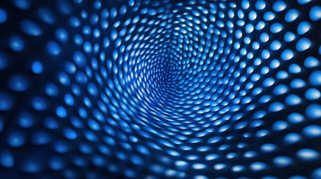 Abstract blue sphere pattern background