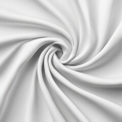 White cloth swirl