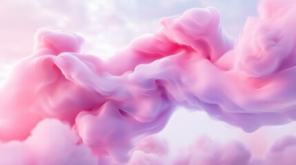 Fototapeta premium Pink cotton candy