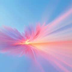 Fototapeta premium Abstract fractal light burst pattern