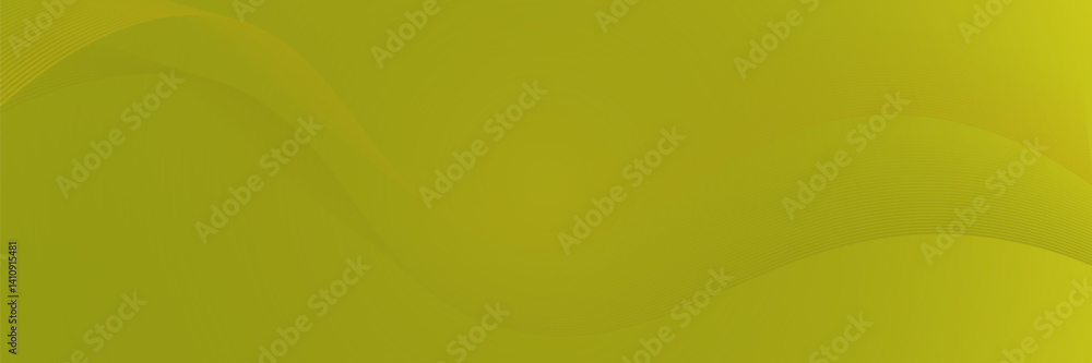 Poster abstract yellowbackground with flowing lines for futuristic concept. dynamic waves. vector illustrat