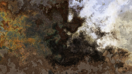 4K watercolor abstract digital texture with grainy marbled effect.
