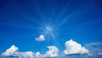 blue sky white cloud No 14