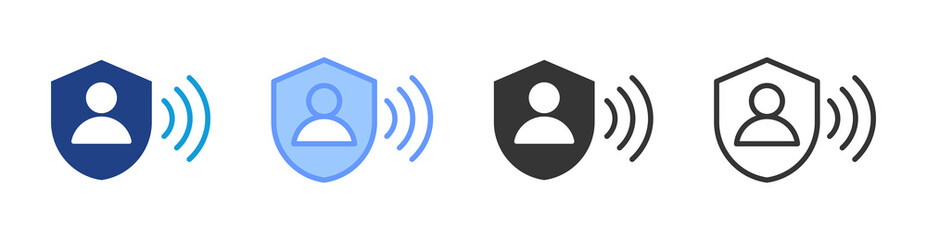 Resilience icon set multiple style collection