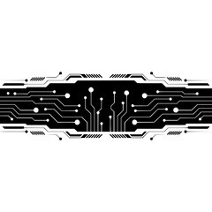 Futuristic Circuit Board Design: Abstract Technology Backdrop