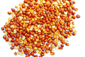 Red skin peanuts roasted salted, peanut snacks