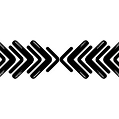 Abstract Black Arrow Pattern on Gradient Background