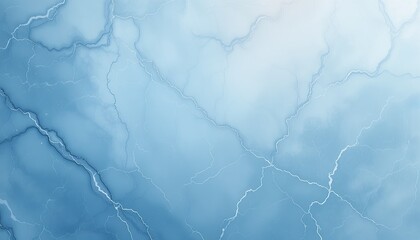 Obraz premium Delicate, light blue marble-like pattern.