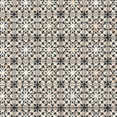 Crochet vector background. Multicolored abstract seamless pattern. Lace texture. knitted by hand or machine. Granny and cottage core allover print for fabric, wrapping paper, textile, ads