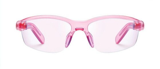 Fototapeta premium Pink eye safety glasses