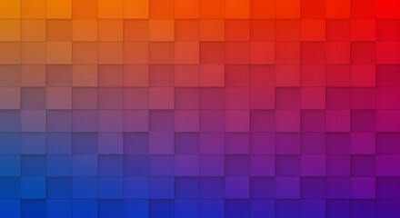 Gradient blocks in warm and cool tones