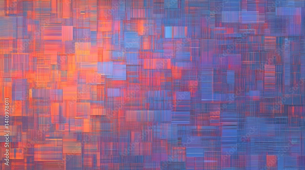 Poster abstract art background with geometric shapes and vibrant colors. perfect for design projects, wallp
