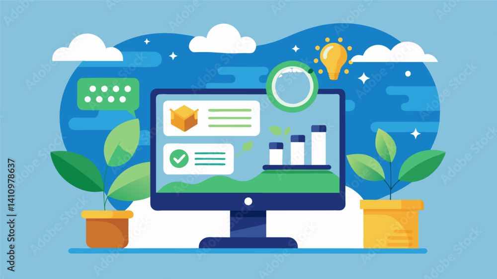 Poster a website that visually displays the carbon footprint of each product allowing customers to make mor