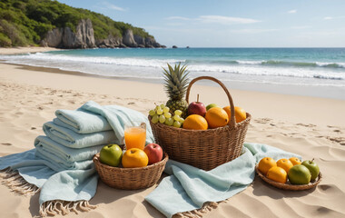 picnic on the beach