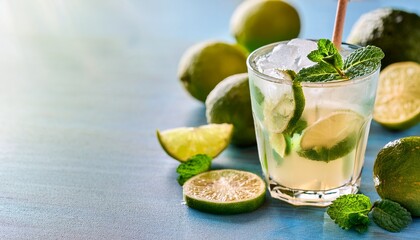 Fototapeta premium Summer Mojito Mocktail