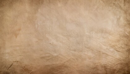 Fototapeta premium Old brown paper parchment background design with distressed vintage stains and wrinkled crumpled texture and grunge elegant antique beige color