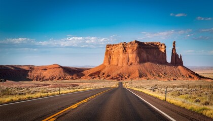 Fototapeta premium Desert Buttes along Interstate 70 along the Colorado and Utah Sate Lines