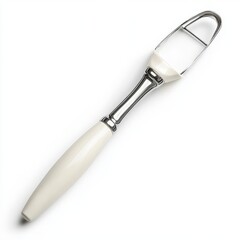 Fototapeta premium Elegant Cream-Colored Fruit Peeler with a Sleek Design