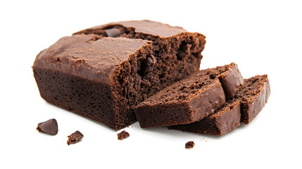 Three chocolate chip cookies with chocolate chips on top