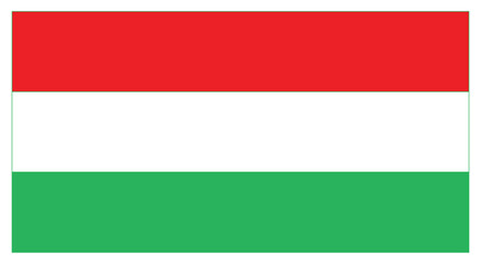 Rectangle Hungary Flag Europe Country