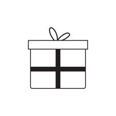 A black line on a white background