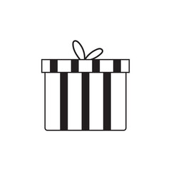 A black line on a white background