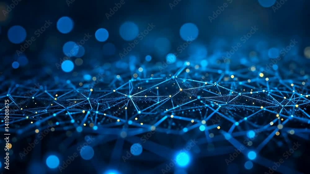 Aufkleber abstract futuristic background on the theme of artificial intelligence and technology