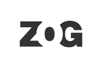ZOG logo design. Initial letter Z O G bold font style for tech startups, consulting, corporate branding. Creative company name, headlines typography identity, trendy logotype.