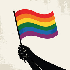 Fototapeta premium LGBTQ+ Rights and Love - Embracing Diversity and Equality